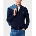 LACOSTE ΑΝΔΡΙΚΗ ΠΛΕΚΤΗ ΖΑΚΕΤΑ ΜΕ ΦΕΡΜΟΥΑΡ - AH195700 - ΜΠΛΕ
