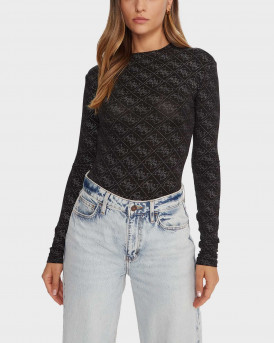 GUESS LS TEODO ΓΥΝΑΙΚΕΙΟ ΚΟΡΜΑΚΙ - W5ΒP09K68D2 - ΜΑΥΡΟ