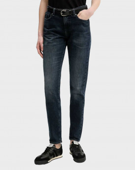 TOMMY JEANS ΓΥΝΑΙΚΕΙΟ ΤΖΙΝ ΠΑΝΤΕΛΟΝΙ ΣΤΕΝΗ ΓΡΑΜΜΗ - DW0DW21516 - ΜΠΛΕ