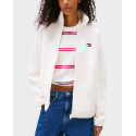 TOMMY JEANS ΓΥΝΑΙΚΕΙΟ TEDDY OVERSIZED ΤΖΑΚΕΤ - DW0DW21596 - ΕΚΡΟΥ