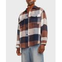 JACK & JONES MEN'S PLAID OVERSHIRT - 12257199 - BLUE