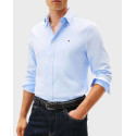 TOMMY HILFIGER DOBBY ΑΝΔΡΙΚΟ ΠΟΥΚΑΜΙΣΟ - MW0ΜW40458 - ΜΠΛΕ