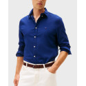 TOMMY HILFIGER DOBBY ΑΝΔΡΙΚΟ ΠΟΥΚΑΜΙΣΟ - MW0ΜW40458 - ΜΠΛΕ