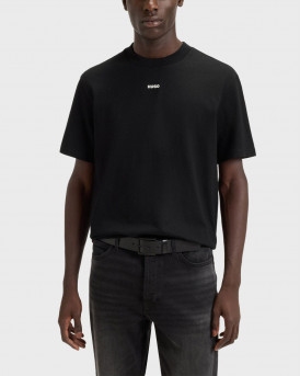 HUGO DAPOLINO ΑΝΔΡΙΚΗ ΚΟΝΤΟΜΑΝΙΚΗ ΜΠΛΟΥΖΑ ΧΑΛΑΡΗ ΓΡΑΜΜΗ - 50488330  - ΜΑΥΡΟ