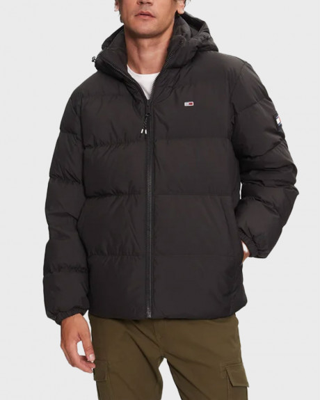 TOMMY JEANS ΑΝΔΡΙΚΟ PUFFER ΜΠΟΥΦΑΝ ΜΕ ΚΟΥΚΟΥΛΑ - DM0DM19786