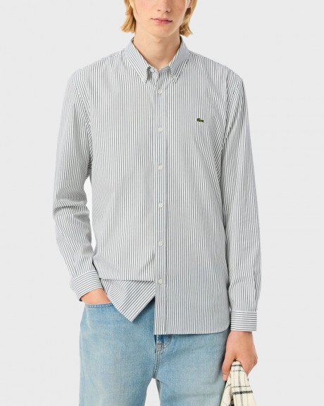 LACOSTE ΑΝΔΡΙΚΟ ΡΙΓΕ PINPOINT ΠΟΥΚΑΜΙΣΟ - CH5084