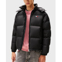 TOMMY JEANS ALASKA ΑΝΔΡΙΚΟ ΠΟΥΠΟΥΛΕΝΙΟ PUFFER ΜΠΟΥΦΑΝ - DM0DM22036 - ΜΑΥΡΟ