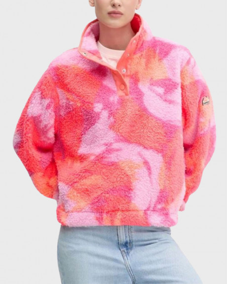 SUPERDRY W OVIN FLEECE ΓΥΝΑΙΚΕΙΟ ΦΟΥΤΕΡ HALF ZIP - W2012348A