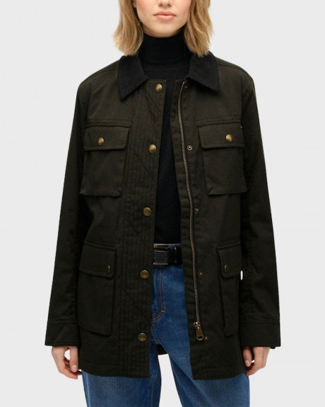 SUPERDRY D3 OVIN WAX ΓΥΝΑΙΚΕΙΟ ΜΠΟΥΦΑΝ - W5011958Α