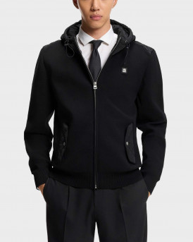 HUGO SYLON MEN'S HOODIE - 50547003  - BLACK