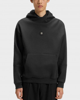 HUGO DANOVOHOOD ΑΝΔΡΙΚΟ ΦΟΥΤΕΡ ΜΕ ΚΟΥΚΟΥΛΑ - 50546400  - ΜΑΥΡΟ