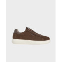 PEPE JEANS EATON ΑΝΔΡΙΚΑ ΔΕΡΜΑΤΙΝΑ SUEDE SNEAKERS - PMS000011  - ΜΠΛΕ