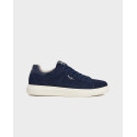PEPE JEANS EATON ΑΝΔΡΙΚΑ ΔΕΡΜΑΤΙΝΑ SUEDE SNEAKERS - PMS000011  - ΜΠΛΕ