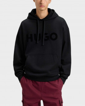 HUGO DITCHLE ΑΝΔΡΙΚΟ ΦΟΥΤΕΡ ΜΕ ΚΟΥΚΟΥΛΑ ΧΑΛΑΡΗ ΓΡΑΜΜΗ -  50529090  - ΜΑΥΡΟ