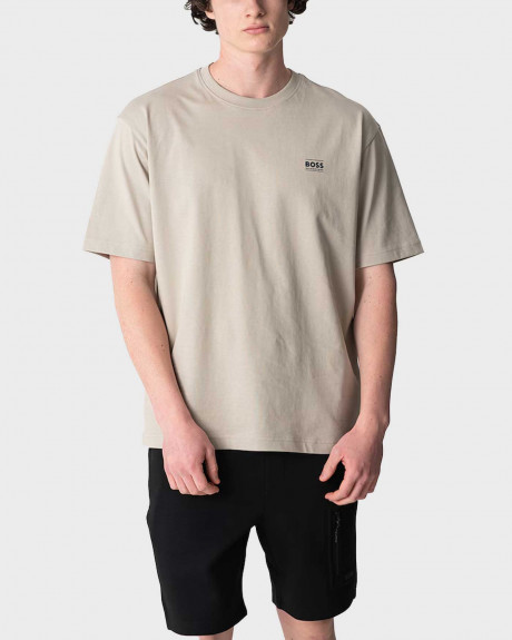 BOSS TE_MOVE ΑΝΔΡΙΚΗ ΚΟΝΤΟΜΑΝΙΚΗ ΜΠΛΟΥΖΑ ΧΑΛΑΡΗ ΓΡΑΜΜΗ - 50547087