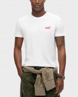 SUPERDRY ESSENTIAL ΑΝΔΡΙΚΗ ΚΟΝΤΟΜΑΝΙΚΗ ΜΠΛΟΥΖΑ - Μ1011245Α - ΑΣΠΡΟ