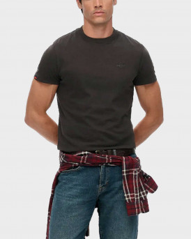 SUPERDRY ESSENTIAL ΑΝΔΡΙΚΗ ΚΟΝΤΟΜΑΝΙΚΗ ΜΠΛΟΥΖΑ - Μ1011245Α - ΑΝΘΡΑΚΙ