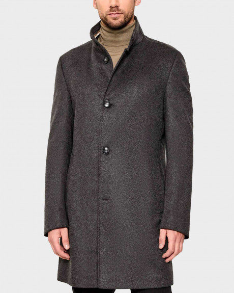 BOSS H-HYDE ΑΝΔΡΙΚΟ ΜΑΛΛΙΝΟ ΠΑΛΤΟ - 50551078 