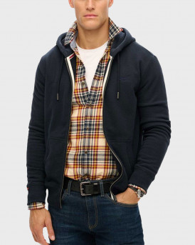 SUPERDRY ESSENTIAL LOGO ΑΝΔΡΙΚΗ ΦΟΥΤΕΡ ZAKETA - M2014128A - ΜΠΛΕ ΣΚΟΥΡΟ