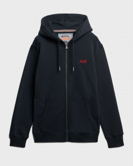 SUPERDRY ESSENTIAL LOGO ΑΝΔΡΙΚΗ ΦΟΥΤΕΡ ZAKETA - M2014128A - ΜΠΛΕ