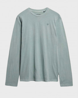 SUPERDRY ESSENTIAL LOGO ΑΝΔΡΙΚΗ ΜΑΚΡΥΜΑΝΙΚΗ ΜΠΛΟΥΖΑ - Μ6010910Α - ΦΥΣΤΙΚΙ