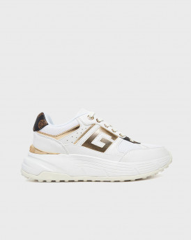 GUESS FONZI ΓΥΝΑΙΚΕΙΑ SNEAKERS - FLTFONFAB12  - ΑΣΠΡΟ