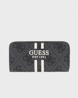GUESS LAUREL ΓΥΝΑΙΚΕΙΟ ΠΟΡΤΟΦΟΛΙ - SWOS7459146  - ΑΝΘΡΑΚΙ