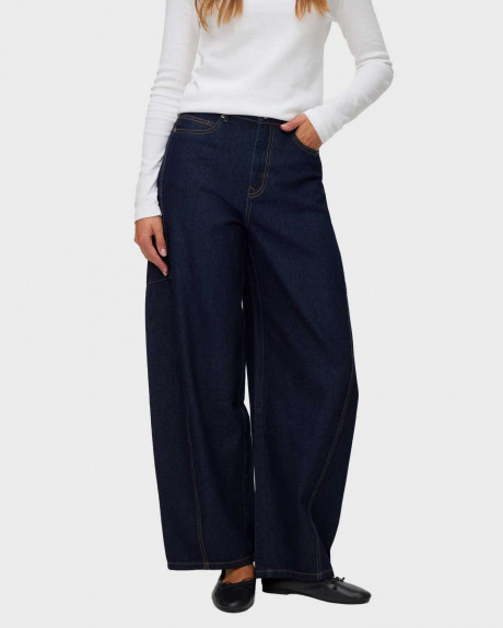 VERO MODA KAITLIN ΓΥΝΑΙΚΕΙΟ ΤΖΙΝ ΠΑΝΤΕΛΟΝΙ BARREL - 10340589