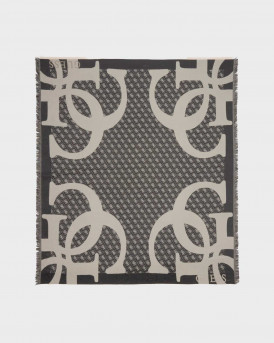 GUESS KEFIAH ΓΥΝΑΙΚΕΙΟ ΦΟΥΛΑΡΙ - AW5418POL03  - ΓΚΡΙ