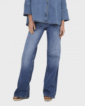 ONLY JUDY ΓΥΝΑΙΚΕΙΟ ΨΗΛΟΜΕΣΟ ΤΖΙΝ ΠΑΝΤΕΛΟΝΙ WIDE LEG - 15339699 - ΜΠΛΕ