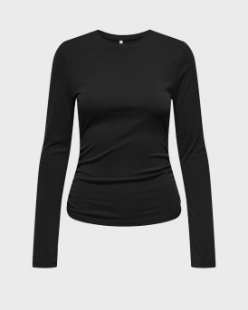 ONLY FREE ΓΥΝΑΙΚΕΙΑ ΜΑΚΡΥΜΑΝΙΚΗ ΜΠΛΟΥΖΑ -15364619 - ΜΑΥΡΟ