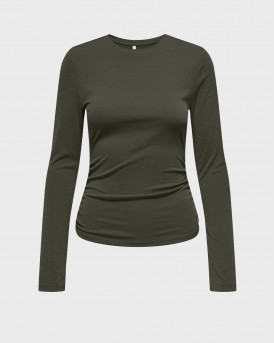 ONLY FREE ΓΥΝΑΙΚΕΙΑ ΜΑΚΡΥΜΑΝΙΚΗ ΜΠΛΟΥΖΑ -15364619 - ΧΑΚΙ