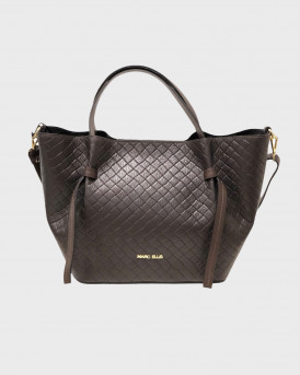 MARC ELLIS TALENA ΓΥΝΑΙΚΕΙΑ ΔΕΡΜΑΤΙΝΗ ΤΣΑΝΤΑ TOTE - 59LTALENAPLOT - ΚΑΦΕ