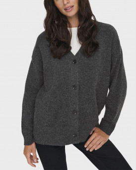 ONLY HOUSTON ΓΥΝΑΙΚΕΙΑ ΠΛΕΚΤΗ ΖΑΚΕΤΑ - 15353192 - ΑΝΘΡΑΚΙ