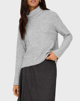 ONLY ONLARIZONA ΓΥΝΑΙΚΕΙΟ ΠΟΥΛΟΒΕΡ ΖΙΒΑΓΚΟ - 15358450 - ΓΚΡΙ