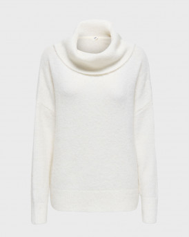 ONLY ONLAZU ΓΥΝΑΙΚΕΙΟ ΠΛΕΚΤΟ ΠΟΥΛΟΒΕΡ - 15361186 - ΛΕΥΚΟ