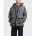 JACK & JONES CHARLIE ΑΝΔΡΙΚΟ ΜΠΟΥΦΑΝ PARKA - 12279464 - ΜΑΥΡΟ