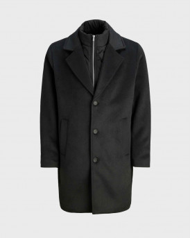 JACK & JONES PRBLASTANFORD ΑΝΔΡΙΚΟ ΠΑΛΤΟ - 12286263 - ΜΑΥΡΟ