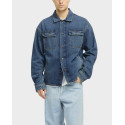 JACK & JONES MEN'S DENIM OVERSHIRT - 12249029 - BLUE
