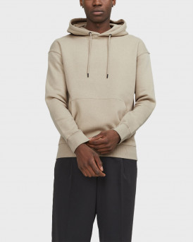 JACK & JONES ΑΝΔΡΙΚΟ ΦΟΥΤΕΡ ΜΕ ΚΟΥΚΟΥΛΑ - 12208157 - ΜΠΕΖ