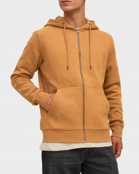 JACK & JONES ESTAR BASIC ΑΝΔΡΙΚΗ ΖΑΚΕΤΑ ΜΕ ΚΟΥΚΟΥΛΑ - 12210830 - ΜΟΥΣΤΑΡΔΙ