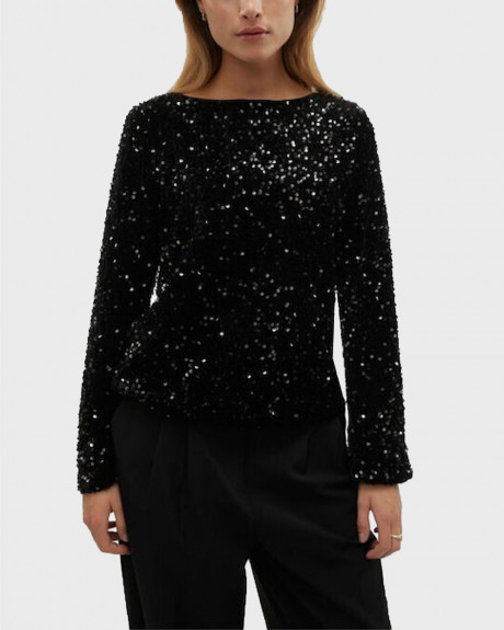 VERO MODA ΓΥΝΑΙΚΕΙΑ ΜΠΛΟΥΖΑ ΜΕ ΠΑΓΙΕΤΕΣ - 10298495