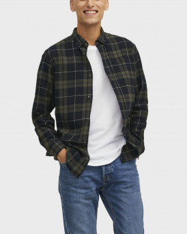 JACK & JONES WILLY ΑΝΔΡΙΚΟ ΚΑΡΟ ΠΟΥΚΑΜΙΣΟ - 12259895 - ΛΑΔΙ