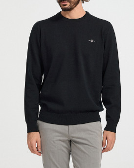 GANT ΑΝΔΡΙΚΗ ΠΛΕΚΤΗ ΜΠΛΟΥΖΑ ΚΑΝΟΝΙΚΗ ΓΡΑΜΜΗ - 8030561 - ΜΑΥΡΟ