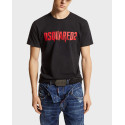 DSQUARED2 COOL FIT TEE ΑΝΔΡΙΚΗ ΚΟΝΤΟΜΑΝΙΚΗ ΜΠΛΟΥΖΑ - S71GD1455D20020 - ΜΑΥΡΟ