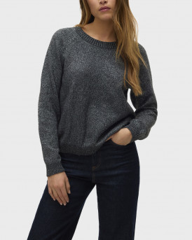 VERO MODA ΓΥΝΑΙΚΕΙΟ ΠΟΥΛΟΒΕΡ - 10221006 - ΑΝΘΡΑΚΙ