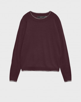 VERO MODA HAPPINESS ΓΥΝΑΙΚΕΙΟ ΠΟΥΛΟΒΕΡ - 10296206 - ΜΠΟΡΝΤΩ