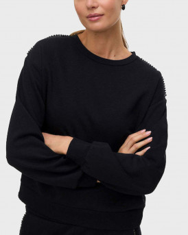 VERO MODA DAISY PEARL ΓΥΝΑΙΚΕΙΟ ΦΟΥΤΕΡ - 10338101 - ΜΑΥΡΟ