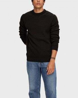 SELECTED DANE ΑΝΔΡΙΚΟ ΠΟΥΛΟΒΕΡ - 16092599 - ΜΑΥΡΟ