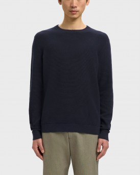 SELECTED ROSS ΑΝΔΡΙΚΟ ΠΟΥΛΟΒΕΡ - 16094385 - ΜΠΛΕ